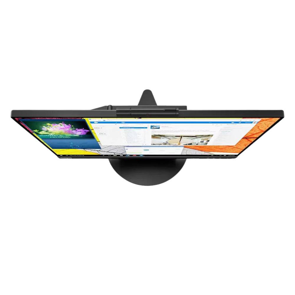 Vista dall'alto del Lenovo ThinkCentre TIO24 All In One con schermo da 24 pollici, multitasking su più finestre aperte in contemporanea. Vista dall'alto del Lenovo ThinkCentre TIO24 All In One con schermo da 24 pollici, multitasking su più finestre aperte in contemporanea.